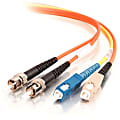 C2G 2m SC/ST 62.5/125 Mode-Conditioning Fiber Patch Cable - Orange - SC Male - ST Male - 6.56ft - Orange
