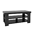 Ameriwood™ Home Hollow Core Coffee Table, Rectangle, Black Ebony Ash