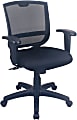 Eurotech Maze Ergonomic Mesh/Fabric Low-Back Task Chair With Arms, Black