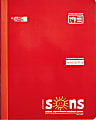 SONS System Second Notebooks, 9-3/4" x 7-1/2", 1 Subject, Primary Rule, 200 Sheets, Red 1 thumbnail image