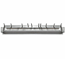 Carlisle Aluminum Broom/Brush Holder, 17", Silver 1 thumbnail image