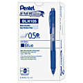 Pentel® EnerGel™ X Retractable Liquid Gel Pens, Fine Point, 0.5 mm, Blue Barrel, Blue Ink, Pack Of 12 Pens 1 thumbnail image