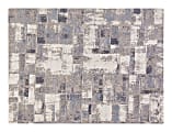 Anji Mountain Aarhus Rug’d Chair Mat, 1/2"H x 36”W x 48”D, Beige/Brown/Gray 1 thumbnail image