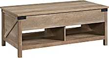 Sauder® Bridge Acre Coffee Table, 18-15/16"H x 46-1/4"W x 23-5/8"D, Lintel Oak 1 thumbnail image
