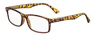 ICU Eyewear Men's Polycarbonate Reading Glasses, Black, 2.25x