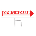 Outdoor House Sign, Open House, 6" x 24" 1 thumbnail image