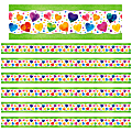 North Star Teacher Resources All Around The Board Trimmers, Watercolor Hearts, 43’ Per Pack, Set Of 6 Packs 1 thumbnail image