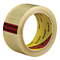 3M™ 3743 Carton Sealing Tape, 3" Core, 2" x 55 Yd., Clear, Case Of 36