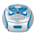 Memorex® MP3226 CD Boombox, Blue/Silver 1 thumbnail image