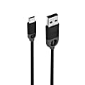 iHome Dual Strain Relief TPE Micro USB Cable, 6', Black, IH-CT2053B