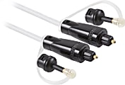 Steren Optical Digital Audio Cable Toslink Male Toslink Male 12ft - Office  Depot