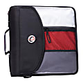 Case-it® The Mighty Zip 3-Ring Binder Backpack, 3" Round Rings, Assorted Colors 1 thumbnail image
