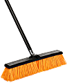Alpine 18" Rough-Surface Push Brooms, Yellow, Pack Of 3 Brooms 1 thumbnail image