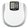 Escali XL200 440 Lb Capacity Bathroom Scale With Easy-to-Read Display, 2”H x 13-1/4”W x 12-1/2”D, White