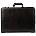 Kenneth Cole Reaction Leather Attache With 17" Laptop Pocket, Black