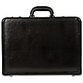 Kenneth Cole Reaction Leather Attache With 17" Laptop Pocket, Black 1 thumbnail image