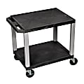 Tuffy Audio/Visual Cart, Black/Nickel 1 thumbnail image