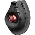 Kensington Pro Fit Ergo Vertical Wireless Trackball - Optical - Wireless - Bluetooth/Radio Frequency - 2.40 GHz - USB Type A - 1500 dpi - Scroll Wheel - 10 Button(s) - Right-handed