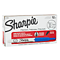 Sharpie® Retractable Permanent Markers, Ultra-Fine Point, Blue, Pack Of 12 1 thumbnail image