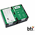 BTI APCRBC124-SLA124 SEALED LEAD ACID BATTERY FOR APC BR1200G-FR, BR1200GI, BR1300G, BR1500G, BR1500G-FR, BR1500GI, BX1500M, SMC1000-2U, SMC1000I-2U 1 thumbnail image