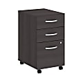 Bush Business Furniture Studio C 20-1/4"D Vertical 3-Drawer Mobile File Cabinet, Storm Gray, Delivery