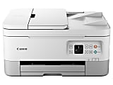 Canon® PIXMA™ TR7020 Wireless Color Inkjet All-In-One Printer, White