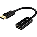 Cable Matters DisplayPort To HDMI Adapter - 1x DisplayPort Digital Audio/Video - Male - 1x HDMI Digital Audio/Video - 102018 1 thumbnail image