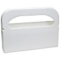 Hospeco Health Gards Half-Fold Polystyrene Toilet Seat Cover Dispensers, 11-1/2”H x 16”W x 3-1/4", White, Pack Of 2 Dispensers