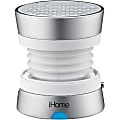 iHome® iM71 Rechargeable Color-Changing Mini Speaker, Silver