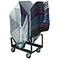 National Public Seating Stack Chair Dolly, DY85, 26”H x 20-1/2”W x 21”D, Black