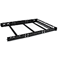 StarTech.com 1U Fixed 19 Adjustable Depth Universal Server Rack Rails