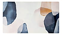 Realspace™ Modern Desk Pad, 14-3/4" x 26", 30% Recycled, Blue/Cream Abstract 1 thumbnail image