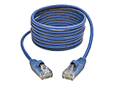 Tripp Lite 6ft Cat5e Cat5 Snagless Molded Slim UTP Patch Cable RJ45 M/M Blue 6' - First End: 1 x RJ-45 Male Network - Second End: 1 x RJ-45 Male Network - Patch Cable - 28 AWG - Blue