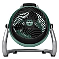 Vornado 293 Heavy-Duty 10-1/4" Blade 3-Speed Large Air Circulator, 17-1/2”H x 16-3/16”W x 15-1/4”D, Green