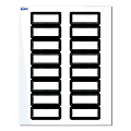 Avery® Print-To-The-Edge Labels & Sure Feed®, S00-D24-PRWGP10, 1" x 2-5/8", Glossy White, Preprinted Black & White Polka Dots Design, Pack Of 160 1 thumbnail image