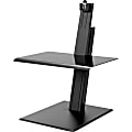 Humanscale Quickstand Eco, Single, Monitor, Black - 35 lb Load Capacity - 28.1" Height x 28" Width x 29.2" Depth - Freestanding - Black 1 thumbnail image