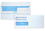 Quality Park® #10 Redi-Seal™ Envelopes, Double-Window, Security, Self-Sealing, White, Box Of 500 1 thumbnail image