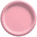 Amscan Round Paper Plates, 8-1/2”, New Pink, Pack Of 150 Plates