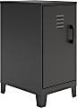 Hirsh SOHO Storage Locker Cabinet, 2-Shelf, 27-1/2”H x 14-1/4”W x 18”D, Black