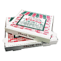 PIZZA Box Takeout Containers, 1 3/4"H x 10"W x 10"D, White, Pack Of 50 Boxes 1 thumbnail image