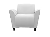 Mayline® Santa Cruz Lounge Seating, Chair, White/White
