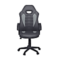 Lifestyle Solutions Wilson Gaming Chair, Black/Gray