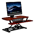 VersaDesk Power Pro Sit-To-Stand Height-Adjustable Electric Desk Riser, Cherry