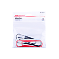 Office Depot® Brand Paper Clips, 4", Assorted Colors, Pack Of 5