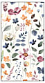 2026-2027 Willow Creek Press 2-Year Monthly Checkbook/Calendar, 3-1/2" x 6-1/2", Feminine Floral, January 2026 To December 2027, 57643 1 thumbnail image