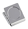 Office Depot® Brand Magnetic Clips, Silver, Pack Of 2 1 thumbnail image