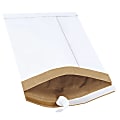 Partners Brand White Self-Seal Padded Mailers, #2, 8 1/2" x 12", Pack Of 25