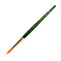 Princeton Series 4350 Ashley Paint Brush, Size 10, Round Bristle, Synthetic, Green