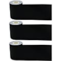 Teacher Created Resources® Straight Rolled Border Trim, Black, 50’ Per Roll, Pack Of 3 Rolls 1 thumbnail image