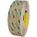 3M™ 468MP Adhesive Transfer Tape, 3" Core, 2" x 60 Yd., Clear, Case Of 6 1 thumbnail image